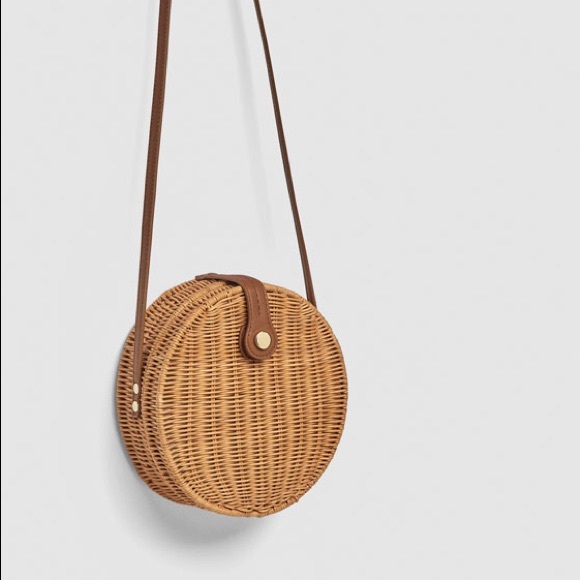 Zara raffia crossbody bag - Picture 5 of 6